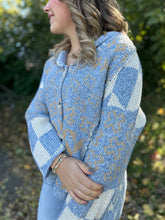 Load image into Gallery viewer, Speckled Yarn Edge Stitched Button Down Cardigan
