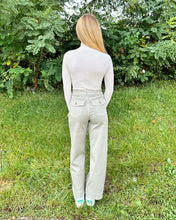 Load image into Gallery viewer, SPANX Stretch Twill Cropped Wide Leg Pants - Olive Oil
