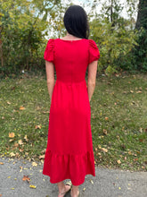 Load image into Gallery viewer, Red Cornelia Dress
