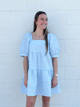 Load image into Gallery viewer, Barbara Blue Tiered Dress
