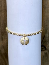 Load image into Gallery viewer, enewton Extends - Classic 3mm Bead Blessed Disc Bracelet - Gold
