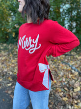 Load image into Gallery viewer, Lakelyn Merry Bow Sweatshirt

