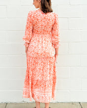 Load image into Gallery viewer, Tina Orange Maxi Dress
