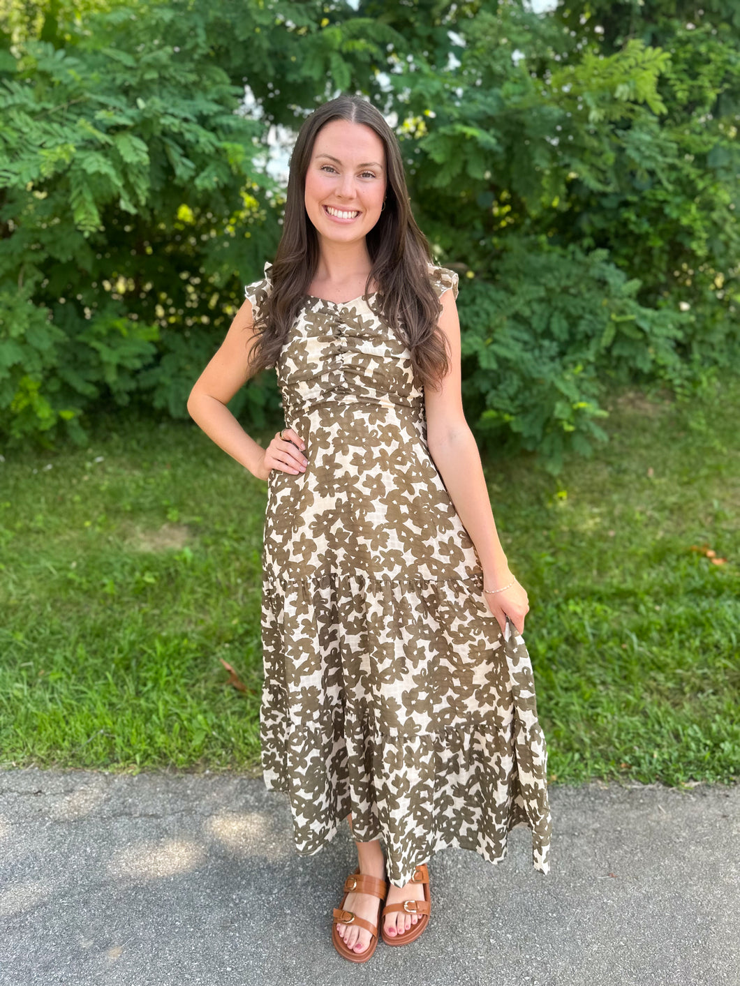 Mossy Outline Carrie Dress