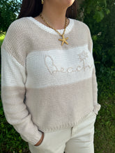 Load image into Gallery viewer, Beach Sweater with Whip Stitching
