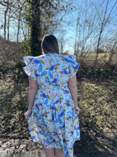 Load image into Gallery viewer, Spring Garden Peacock Cala Dress
