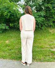 Load image into Gallery viewer, Linen Top and Pants Set
