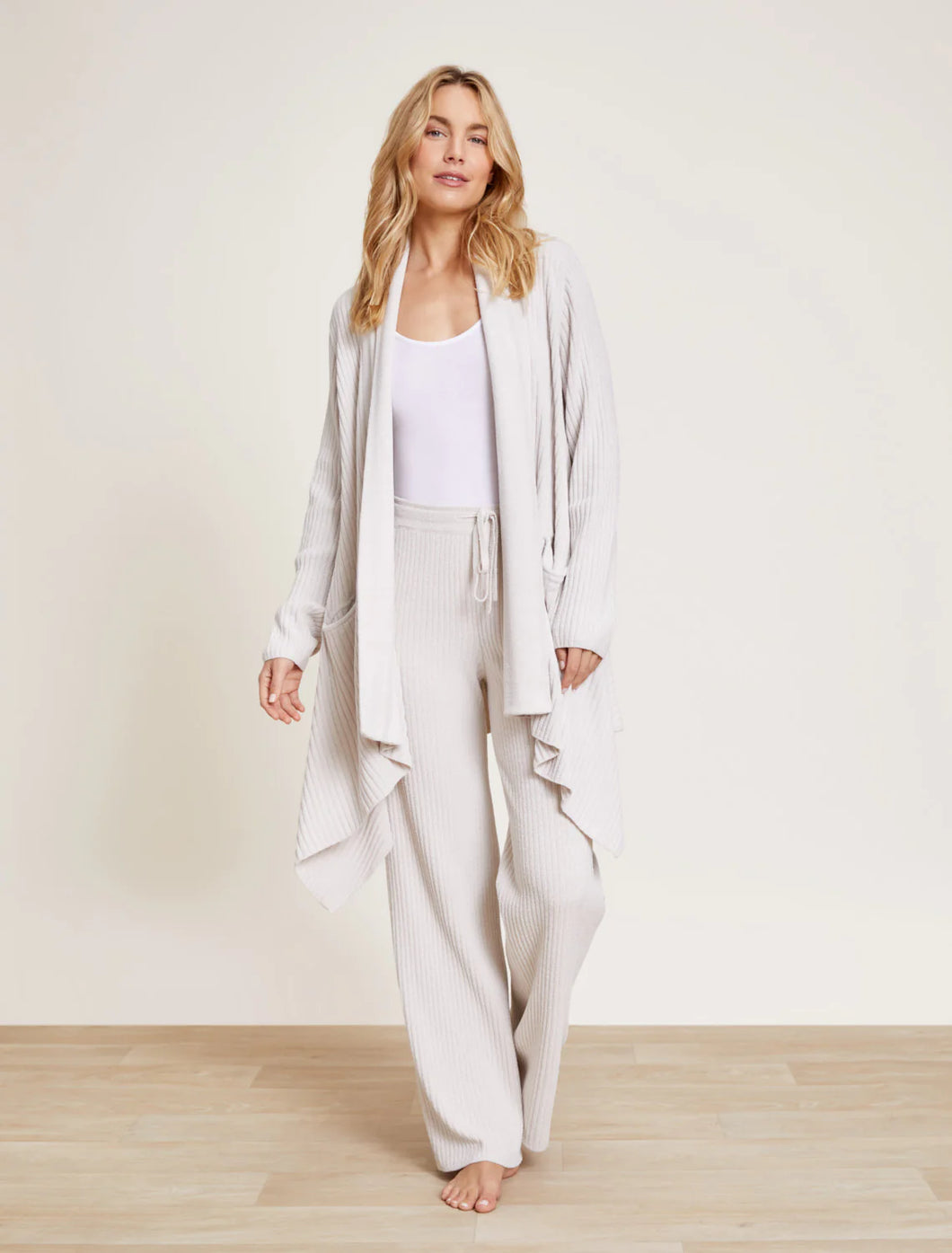 Barefoot Dreams CozyChic Ultra Lite® Draped Shawl Collar Cardi