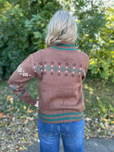 Load image into Gallery viewer, Horse Knit Half Zip Sweater
