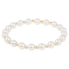 Load image into Gallery viewer, Classic Grateful Pattern Bead Bracelet - Pearl
