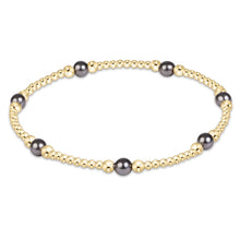 Load image into Gallery viewer, Purpose Dark Grey Pearl Gold Bracelet
