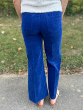 Load image into Gallery viewer, Fiona High Rise Wide Leg Jeans - Royal Blue
