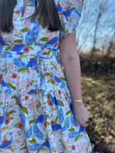 Load image into Gallery viewer, Spring Garden Peacock Cala Dress
