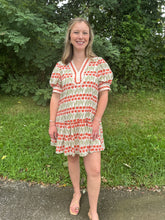 Load image into Gallery viewer, Tulip Floral Ruffle Hem Dress
