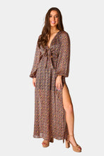 Load image into Gallery viewer, Desirae Long Sleeve Maxi Dress
