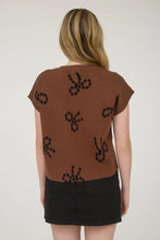 Load image into Gallery viewer, Short Sleeve Bow Patterned Sweater
