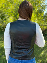 Load image into Gallery viewer, Front Tie Pleather Vest
