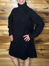 Load image into Gallery viewer, Turtleneck Sweater Dress
