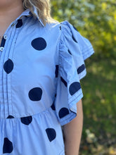 Load image into Gallery viewer, Polka Dot Ruffle Top
