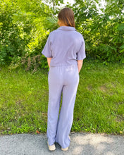 Load image into Gallery viewer, Soft Linen Smock Waist Wide Leg Pants
