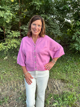 Load image into Gallery viewer, Button Down 3/4 Sleeve Cardigan

