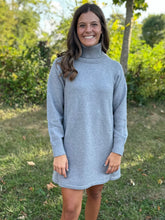 Load image into Gallery viewer, Turtleneck Sweater Dress
