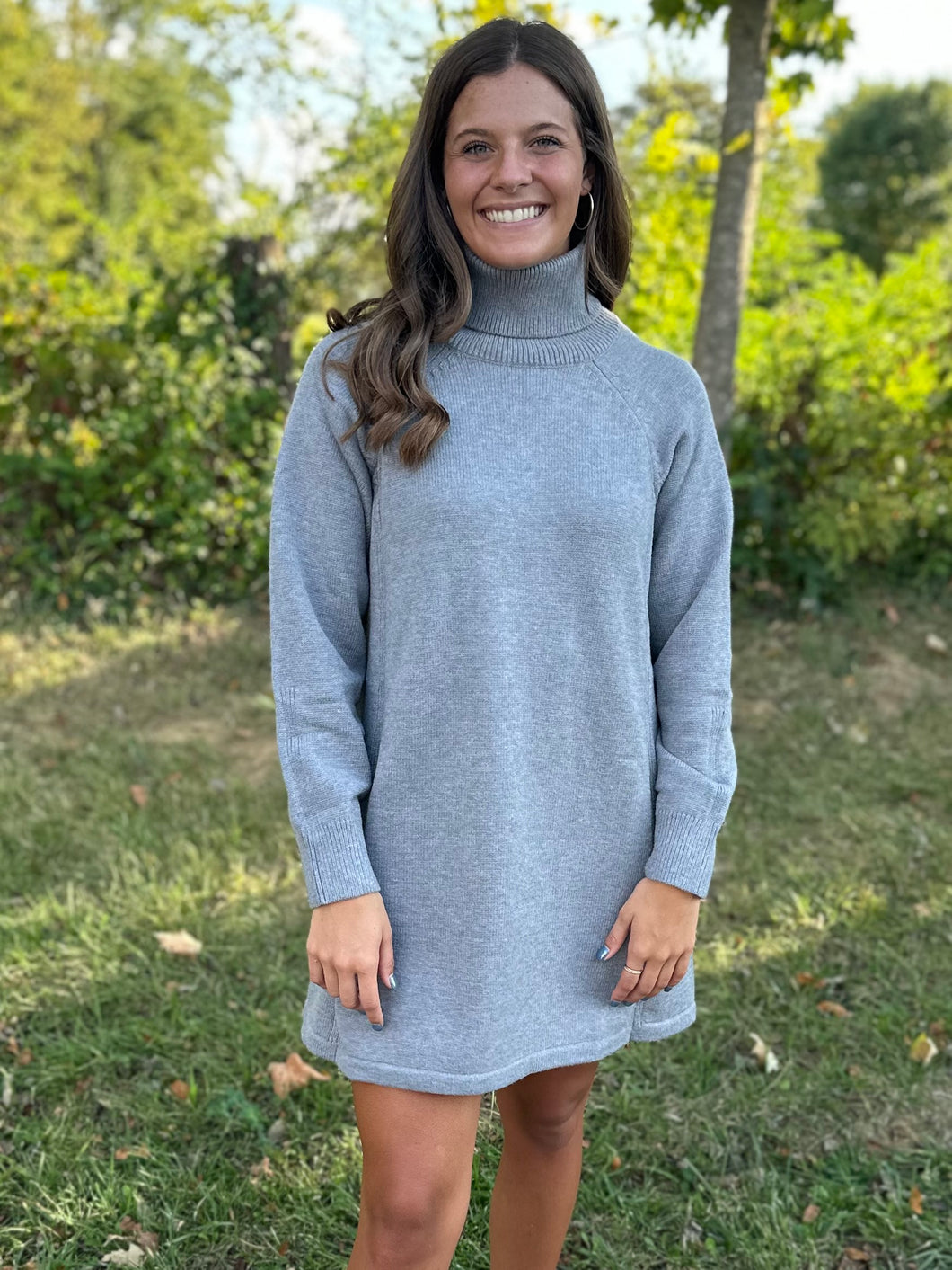 Turtleneck Sweater Dress