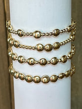 Load image into Gallery viewer, Honesty Pattern Bead Bracelet - Gold

