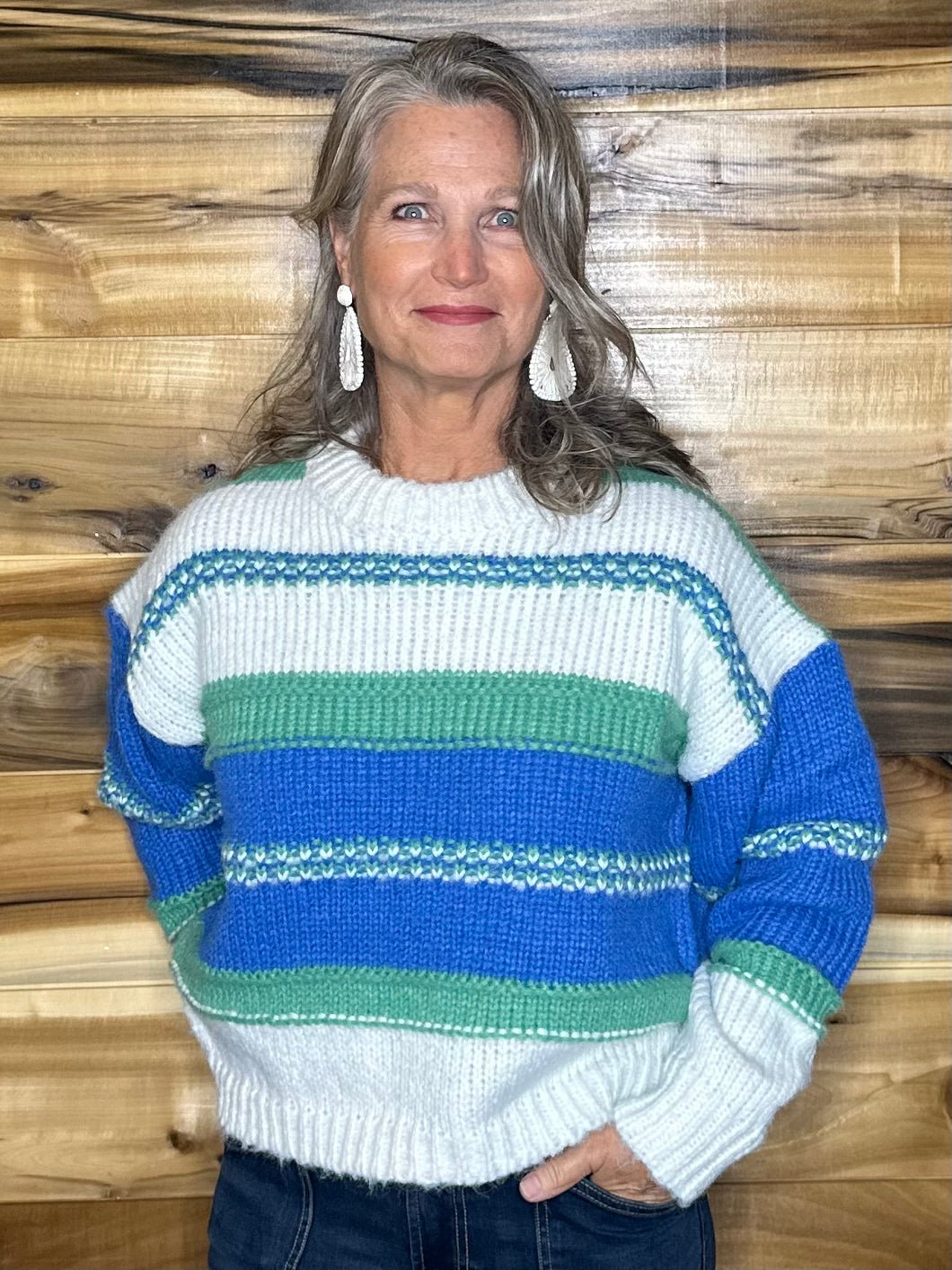 Multi Color Stripe Sweater