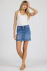 Quinn High Rise Skirt - Fog Sky