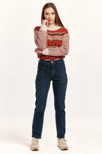 Load image into Gallery viewer, Jodi Super High Rise Utility Pockets Straight Jeans - Night Flight
