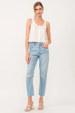 Load image into Gallery viewer, Jodi Super High Rise Cropped Straight Jeans - Daytona
