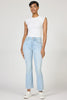 Jeanne High Rise Cropped Flare Jeans - Misty Cloud