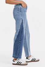 Load image into Gallery viewer, Holly Super High Rise Wide Hem Straight Jeans - Limerial
