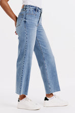 Load image into Gallery viewer, Holly Super High Rise Raw Hem Straight Jeans - Crescent
