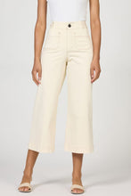 Load image into Gallery viewer, Audrey Super High Rise Cropped Wide Leg - Ivory
