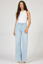 Load image into Gallery viewer, Fiona High Rise Wide Leg Jeans - Railroad Stripes
