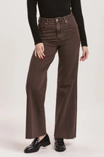 Load image into Gallery viewer, Fiona High Rise Wide Leg Jeans - Mocha Brown
