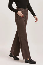 Load image into Gallery viewer, Fiona High Rise Wide Leg Jeans - Mocha Brown
