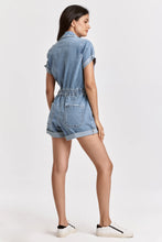 Load image into Gallery viewer, Jocie Denim Washed Romper - Vaisley
