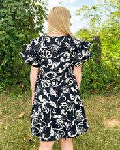 Load image into Gallery viewer, Beatrice Abstract Ruffle Dress
