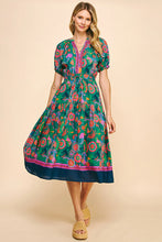 Load image into Gallery viewer, Olivia Floral Print Midi Dress
