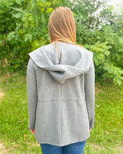 Load image into Gallery viewer, Waist Draw String Hooded Jacket
