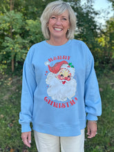 Load image into Gallery viewer, Christmas Crew-Neck Blousant Oversized Fleece
