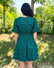 Load image into Gallery viewer, Balloon Sleeve Floral Dress
