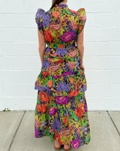 Load image into Gallery viewer, Deliah Floral Tiered Maxi Dress
