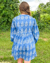 Load image into Gallery viewer, Fern Provincial Blue Dress
