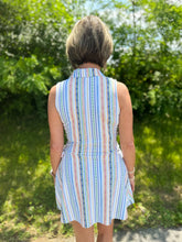 Load image into Gallery viewer, Beach Club Stripe Easton Dress
