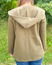 Load image into Gallery viewer, Waist Draw String Hooded Jacket
