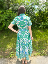 Load image into Gallery viewer, Summer Bouquet Woven Midi Dress
